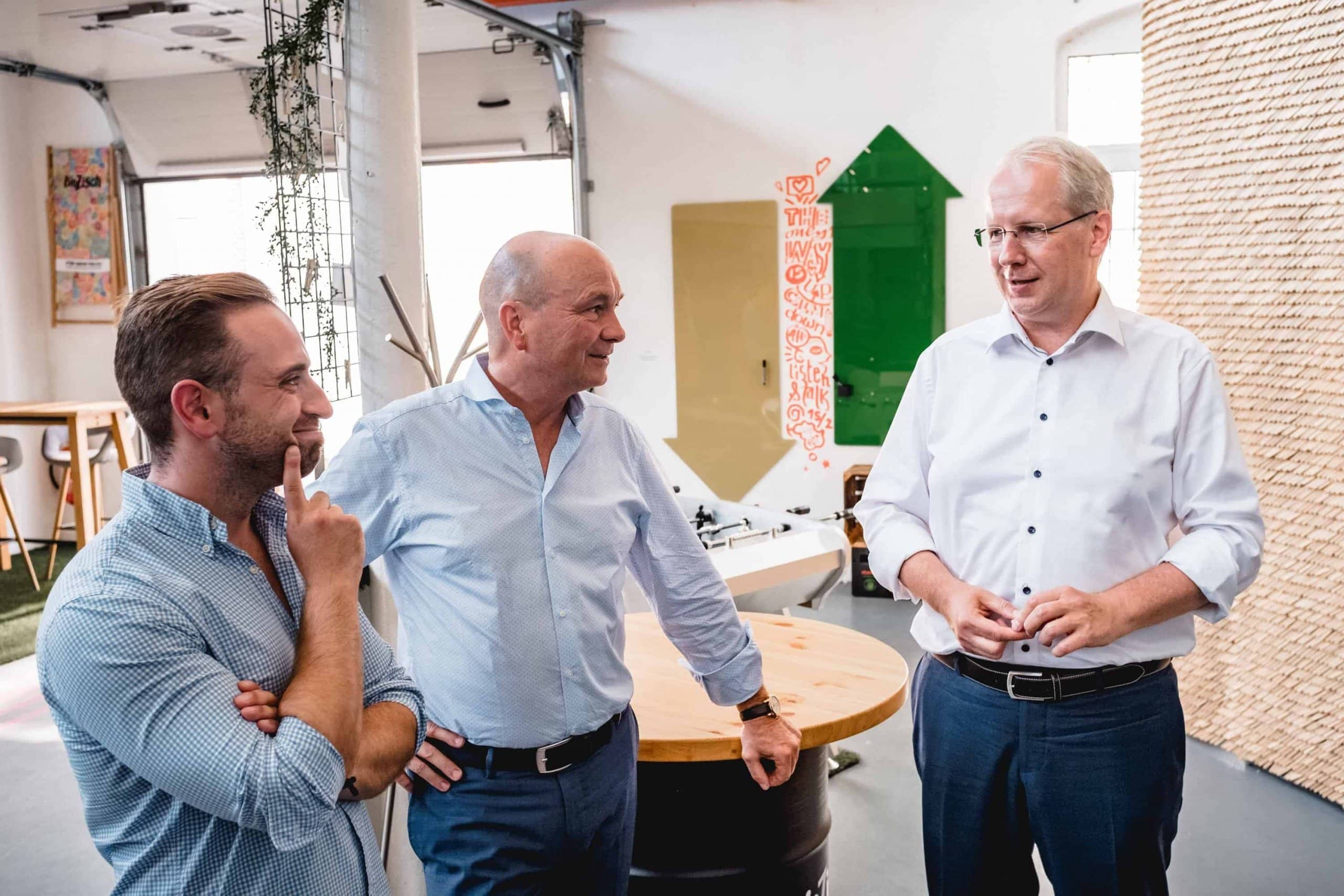 Besuch von OB Schostok